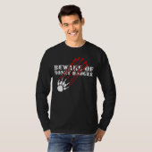 ラーテルの用心して下さい Tシャツ (正面フル)