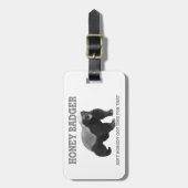 ラーテルはだれもそれの得られた時間ではないです ラゲッジタグ (正面縦)