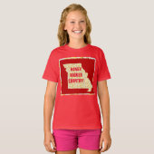 ラーテル（ミツアナグマ）国 Tシャツ (正面フル)