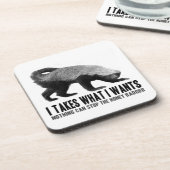 ラーテル- Iはほしいと思うものがIは取ります コースター (左側)