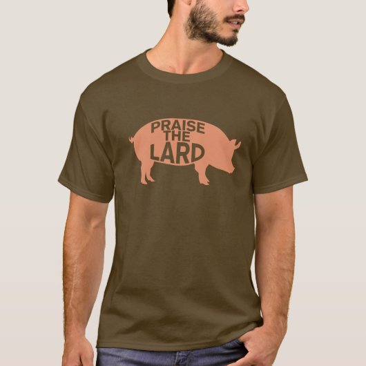 ラードを讃えよTシャツ Tシャツ (正面)
