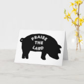 ラードを賞賛して下さい カード (黄色い花)