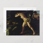 ラーナエアンヒドラと戦うヘラクレス ポストカード (正面/裏面)