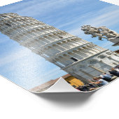 ラーニングタワーとラフォンタナデイプッティ像 フォトプリント            (角)