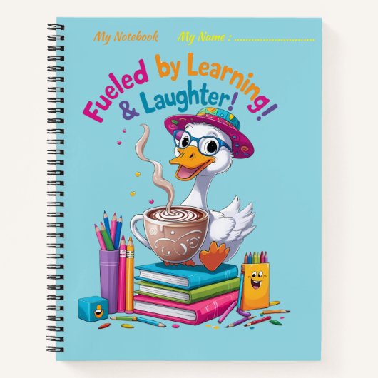 ラーニング・テイクス・フライト　ゴース・ノートブック　－　バック・トゥ・スクール ノートブック (正面)