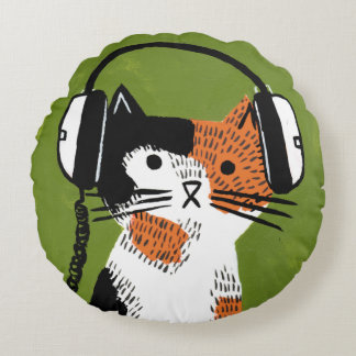 ラーフの擬似円形の枕 ラウンドクッション