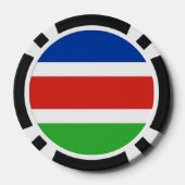 ラーベーク国旗 ポーカーチップ (裏面)