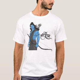 ラーマ王の弓と矢 ジャイ・シュリー・ラム アート Tシャツ