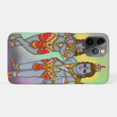 ラームとクリシュナのスマホケース Case-Mate iPhoneケース (裏面(横))