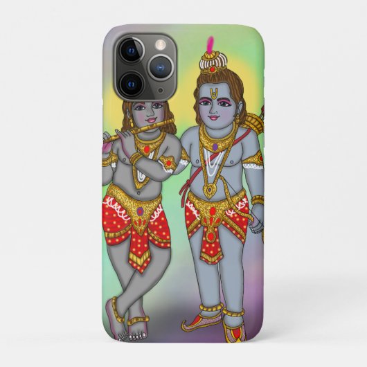 ラームとクリシュナのスマホケース Case-Mate iPhoneケース (裏)