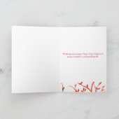 ラームの年中国の新年の水彩 シーズンカード (内部)