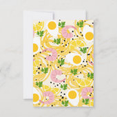 ラーメパーソナライズされたンノテカード サンキューカード (裏面)