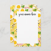 ラーメパーソナライズされたンノテカード サンキューカード (正面/裏面)