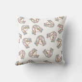 ラーメンうどん音楽パターン クッション (裏面)