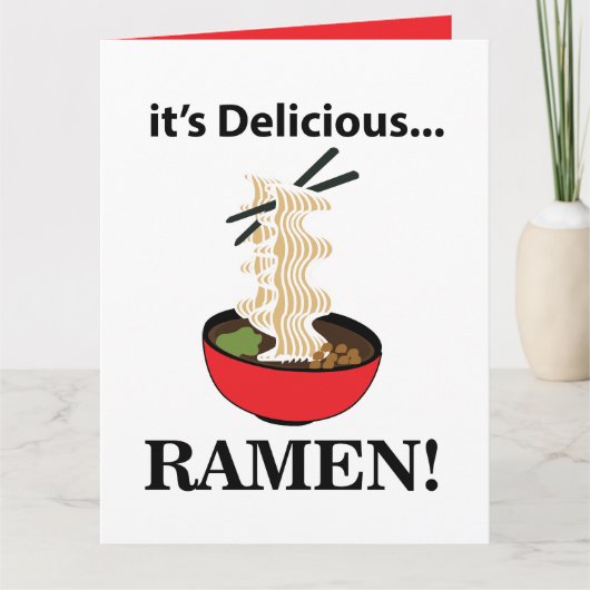 ラーメンおいしい カード (正面)