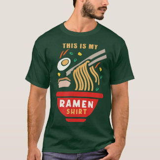 ラーメンおもしろいことわざ麺ファン日本の食品 Tシャツ