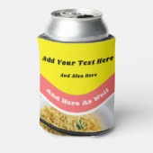 ラーメンおもしろいのパケットカスタムメッセージ 缶クーラー (缶裏面)