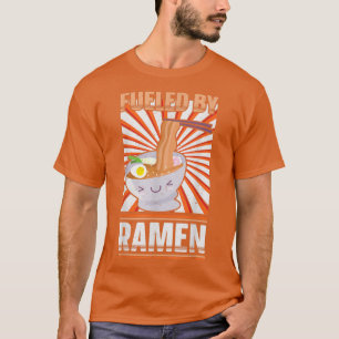 ラーメンおもしろいを食べたアニメのラーメン好き Tシャツ