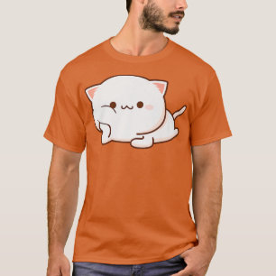 ラーメンおもしろい猫Tシャツかわいいアニメティ日本のG Tシャツ