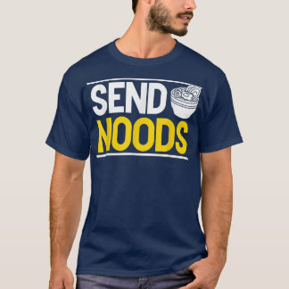 ラーメンおもしろい麺を送るNoods 1513 Tシャツ