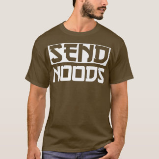 ラーメンおもしろい麺Send Noods2794 Tシャツ
