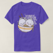 ラーメンかわいいバオディムスムユムアニメラバーズ Tシャツ (デザイン正面)