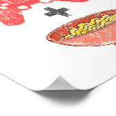 ラーメンとゲームが大好き！おもしろレトロヌードルゲーマー ポスター (角)