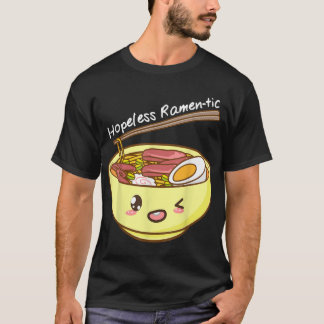 ラーメンとショップスティーの絶望的なかわいいボウル Tシャツ