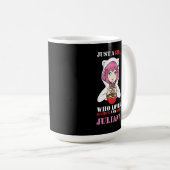 ラーメンとボバを愛する女の子 コーヒーマグカップ (正面右)