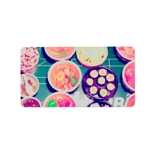 ラーメンと寿司 ラベル (正面)