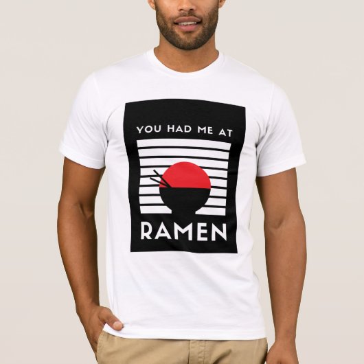 ラーメンに来てくれたね Tシャツ (正面)