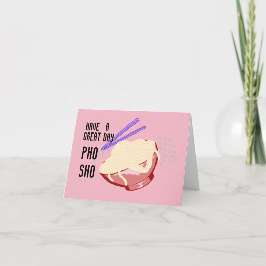 ラーメンのお祝いカード カード (正面)