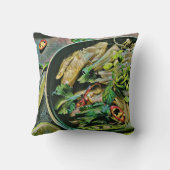 ラーメンのアートワーク クッション (裏面)