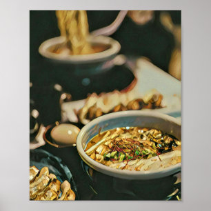 ラーメンのアートワーク ポスター