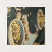 ラーメンのアート作品 タペストリー (正面(横))