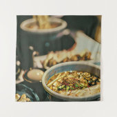 ラーメンのアート作品 タペストリー (正面)