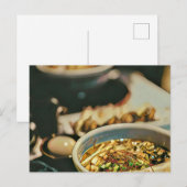 ラーメンのアート作品 ポストカード (正面/裏面)