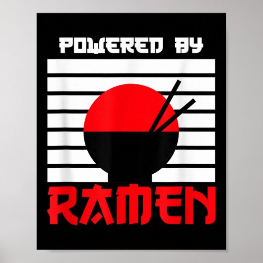 ラーメンの力で日本語を楽しむ - ラーメン名言 ポスター (正面)