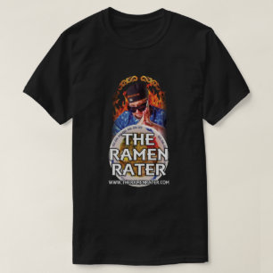 ラーメンの評価者の火のティー Tシャツ