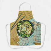 ラーメンの誕生日プレゼント エプロン (正面)