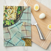 ラーメンの誕生日プレゼント キッチンタオル (四つ折り)