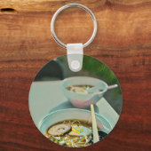 ラーメンの誕生日プレゼント キーホルダー (正面)
