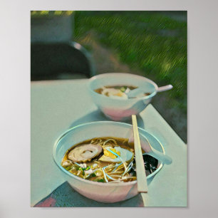 ラーメンの誕生日プレゼント ポスター