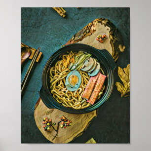 ラーメンの誕生日プレゼント ポスター