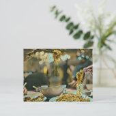 ラーメンの誕生日プレゼント ポストカード (スタンド正面)