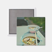 ラーメンの誕生日プレゼント マグネット (正面/裏面)