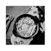 ラーメンの誕生日プレゼント ラバースタンプ (インプリント)