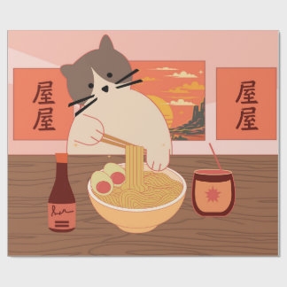 ラーメンをすすろう ラッピングペーパー