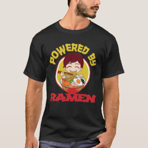 ラーメンを利用した  かわいいかわいいラーメン好き Tシャツ