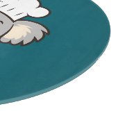 ラーメンを楽しんでかわいいコアラ カッティングボード (角)